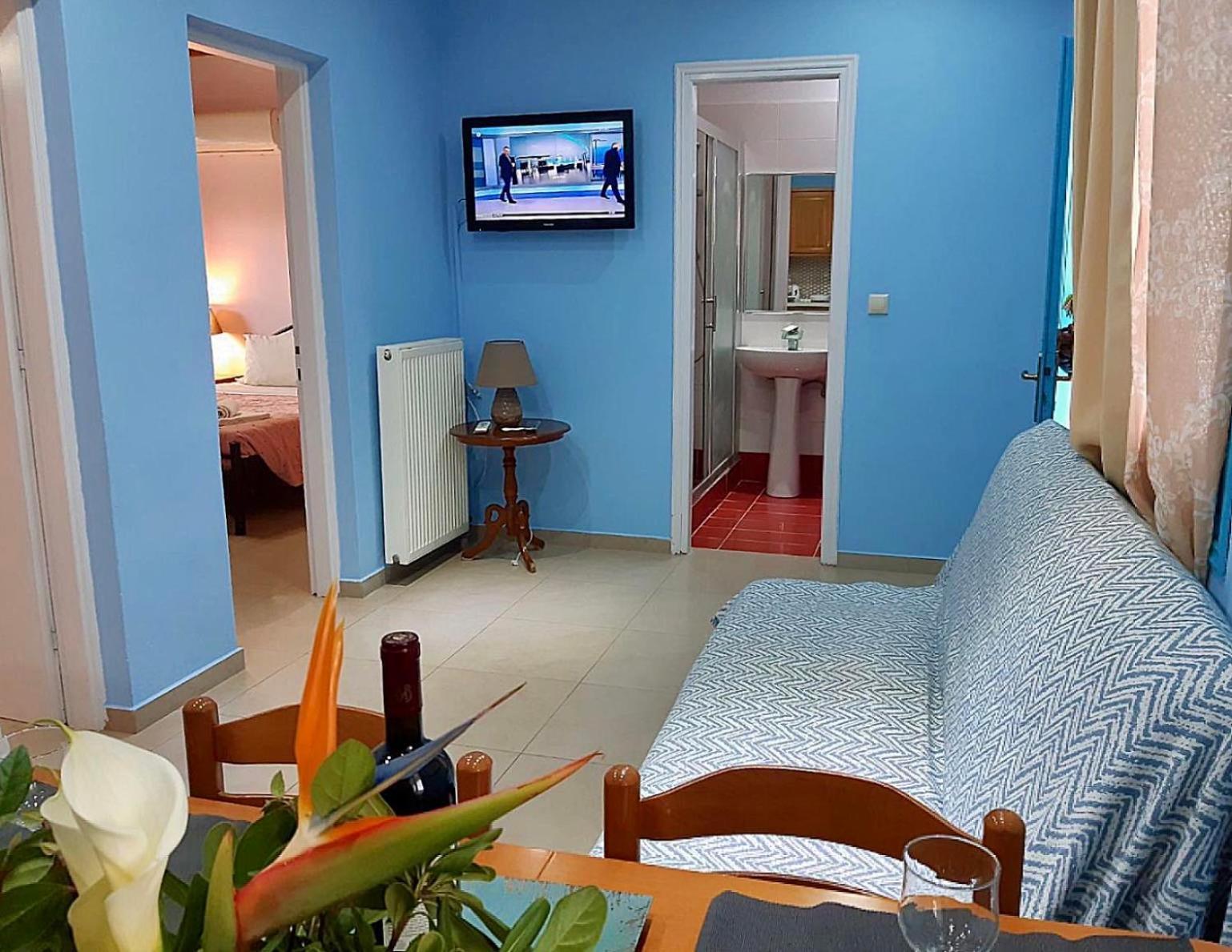Ferienwohnung Angela Corfu Potamós Exterior foto